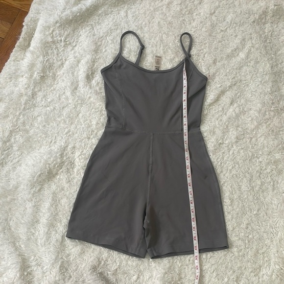 Garage Charcoal Sleeveless Romper - Picture 11 of 13